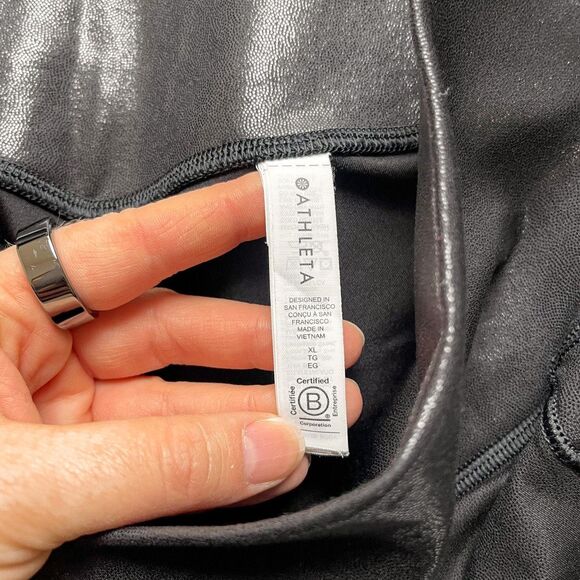 Athleta Salutation Stash Shine Tight Size XL - Picture 5 of 12